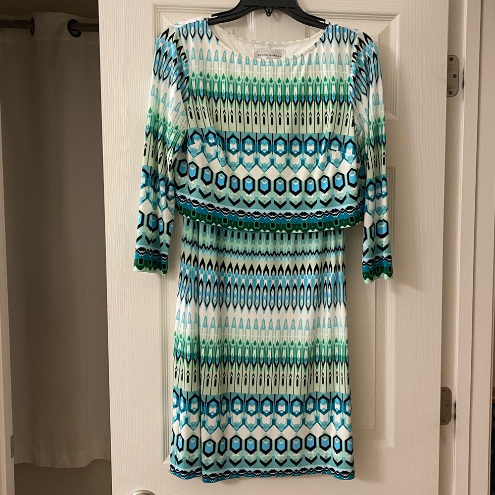 Donna Morgan fun print dress